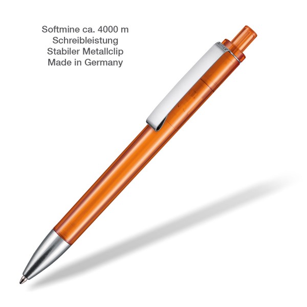 Kugelschreiber Exos transparent orange Kugelschreiber Exos transparent orange