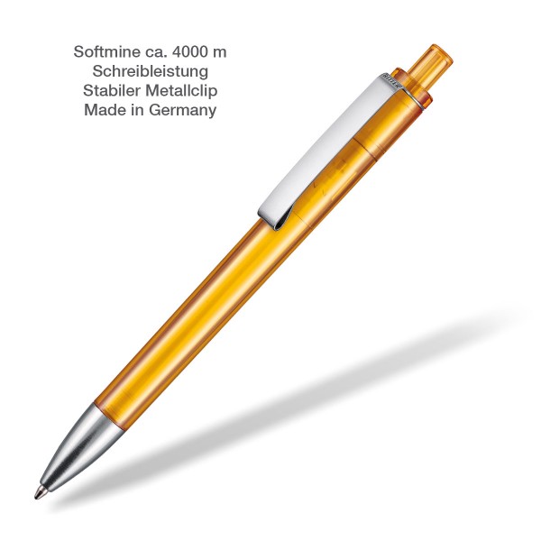 Kugelschreiber Exos transparent gelb