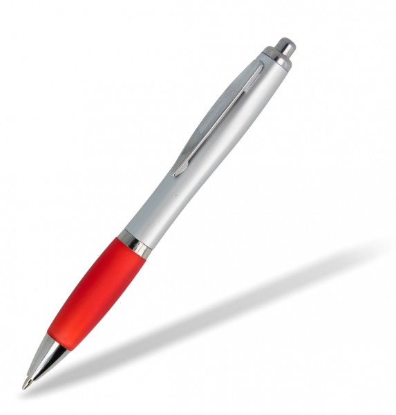 Kunststoffkugelschreiber-toppy-silver-rot