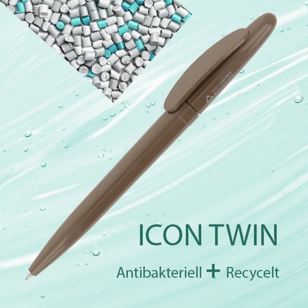antibakterieller-recycelter-kugelschreiber-icon-twin-braun