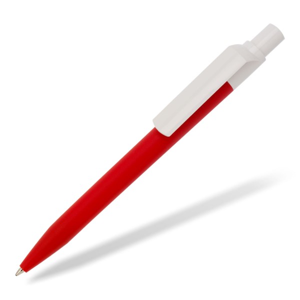 Kugelschreiber Dot soft rot