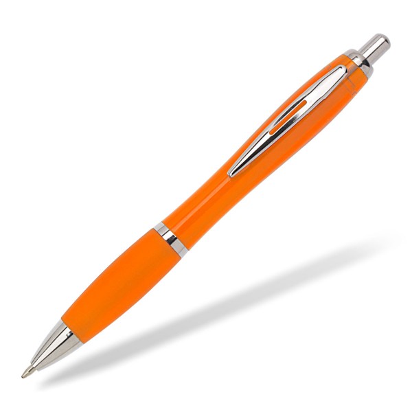 Kugelschreiber Toppy clear orange