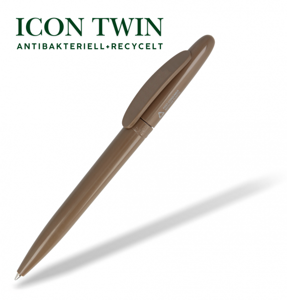 antibakterieller-recycelter-kugelschreiber-icon-twin-braun