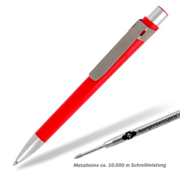 Kugelschreiber-alpha-basic-rot