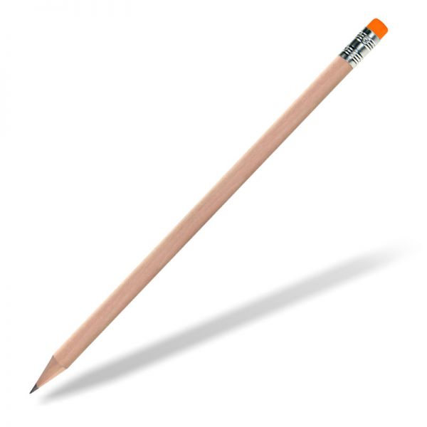 bleistift-mit-radierer-orange