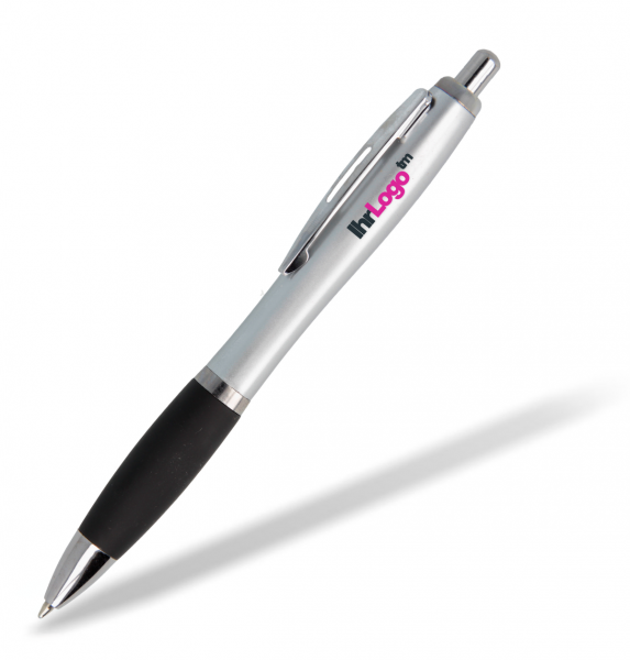 Kunststoffkugelschreiber-toppy-silver-schwarz