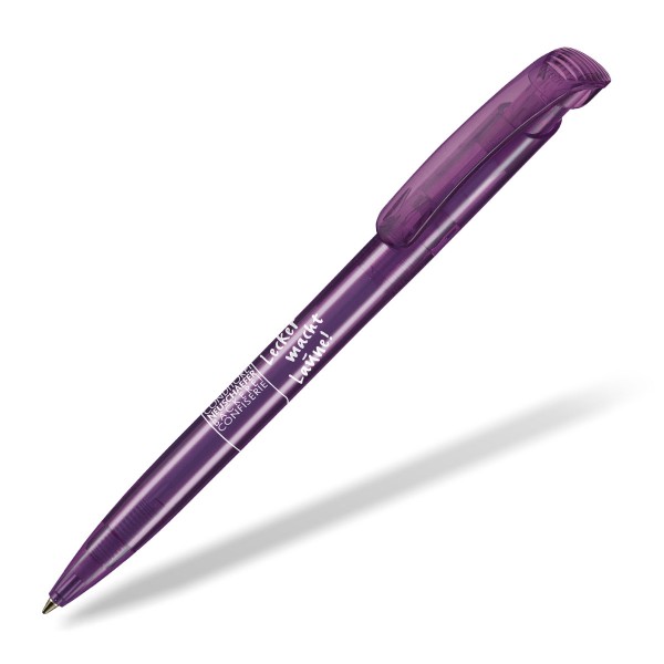 Kugelschreiber Ritter Pen Clear Transparent violett