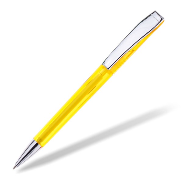 Kugelschreiber EVO Transparent Metall gelb