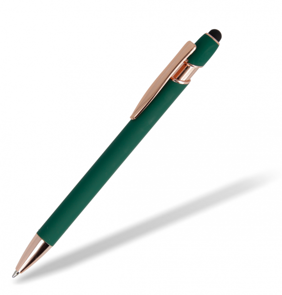 Metallkugelschreiber-Tamiro-Rosegold-gruen