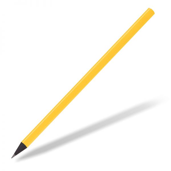 Bleistift-schwarz-durchgefaerbt-gelb