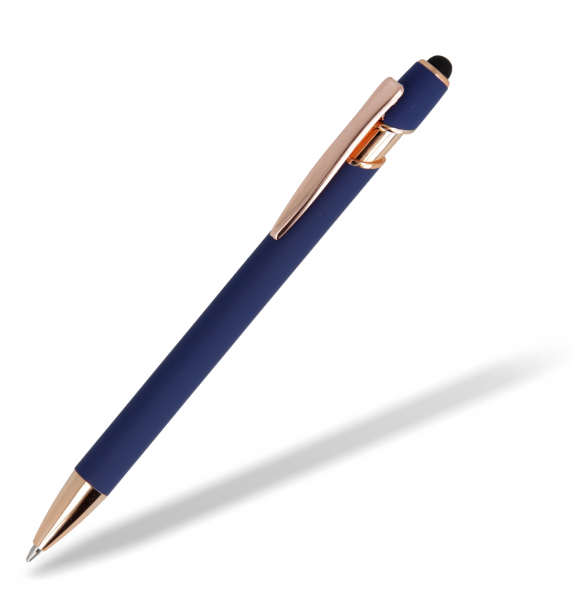 Metallkugelschreiber-Tamiro-Rosegold-blau