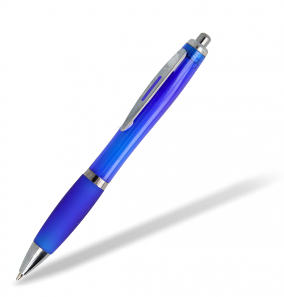 Kunststoffkugelschreiber-Toppy-Clear-blau