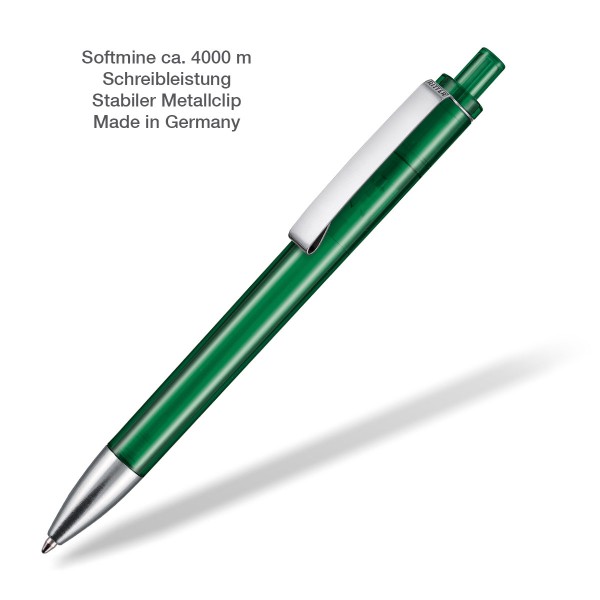 Kugelschreiber Exos transparent grün