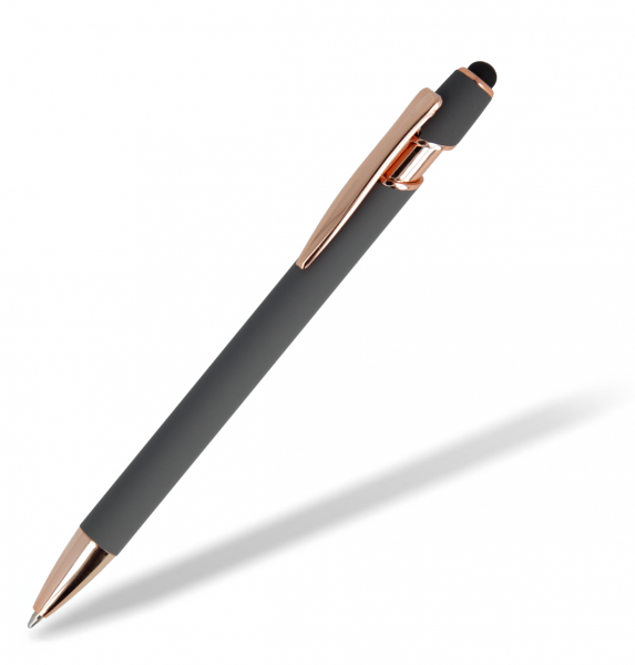 Metallkugelschreiber-Tamiro-Rosegold-grau