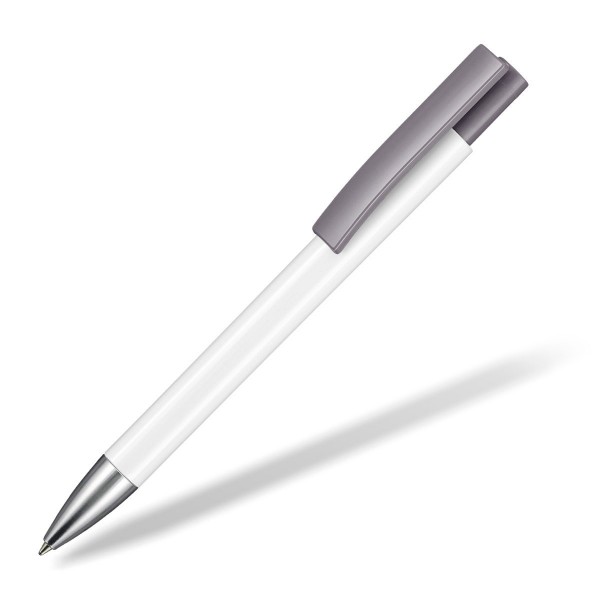 Ritter Pen Stratos weiß Clip grau