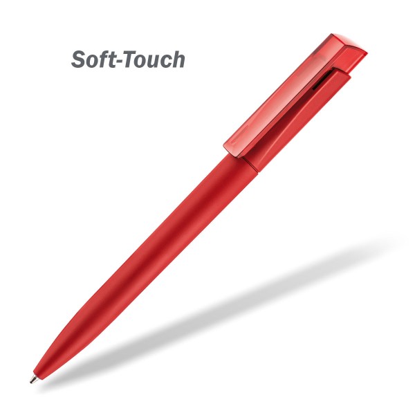 Kugelschreiber Fresh Soft Touch rot