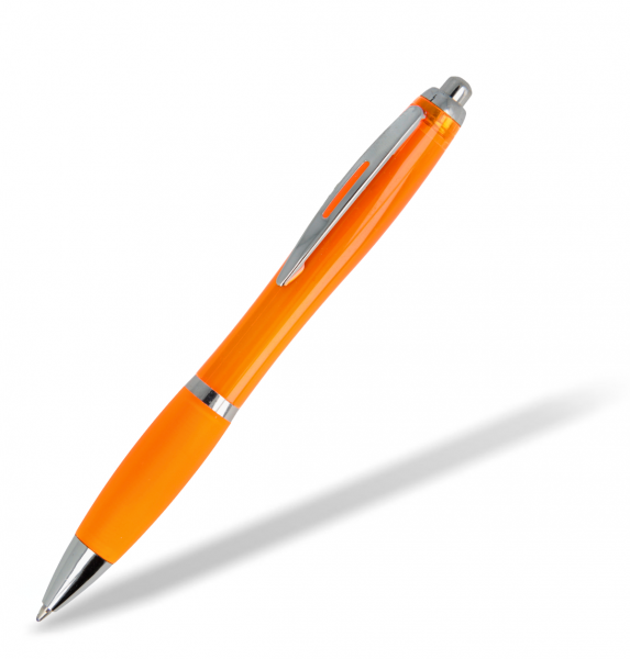 Kunststoffkugelschreiber-Toppy-Clear-orange