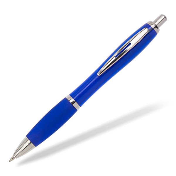Kugelschreiber Toppy clear blau