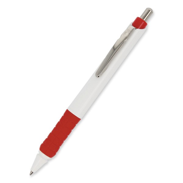 Kugelschreiber Apollo weiß rot