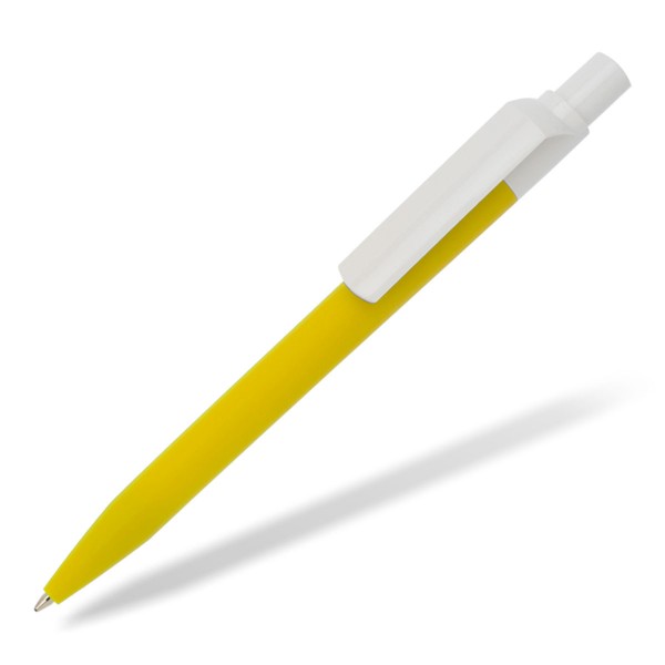 Kugelschreiber Dot soft gelb