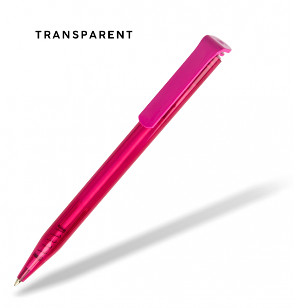 Werbekugelschreiber-Super-Hit-clear-pink