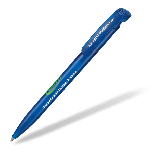 Kugelschreiber Ritter Pen Clear Frozen blau