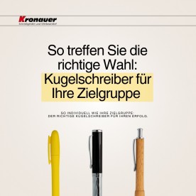Kugelschreiber für Ihre Zielgruppe Kugelschreiber für Ihre Zielgruppe