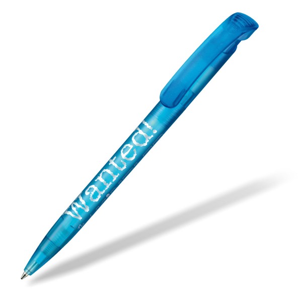 Kugelschreiber Ritter Pen Clear Frozen hellblau