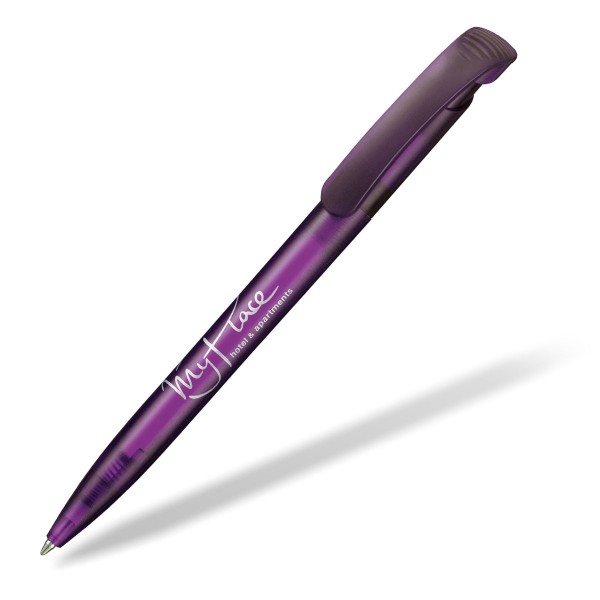 Kugelschreiber Ritter Pen Clear Frozen violett