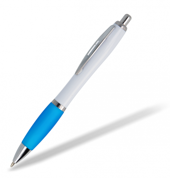 Kunststoffkugelschreiber-Toppy-White-hellblau