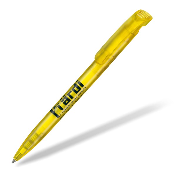 Kugelschreiber Ritter Pen Clear Frozen hellgelb