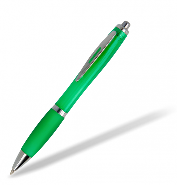 Kunststoffkugelschreiber-Toppy-Clear-gruen